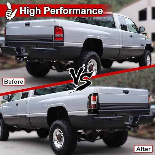 Miniatura 2 de NIXON OFFROAD Luces traseras para Dodge Ram 1500 2500 3500 Pickup 1994-2002 lámparas traseras LED luces traseras de automóvil reemplazo de montaje