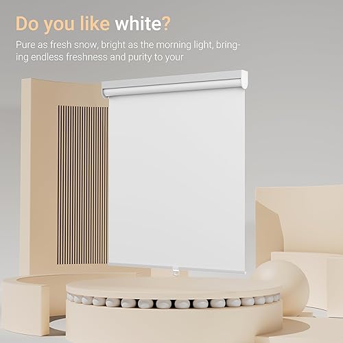 Miniatura 2 de HOTSOON Persianas opacas para ventanas, persianas enrollables a juego de color, protección UV, aislamiento térmico, tela de oscurecimiento de