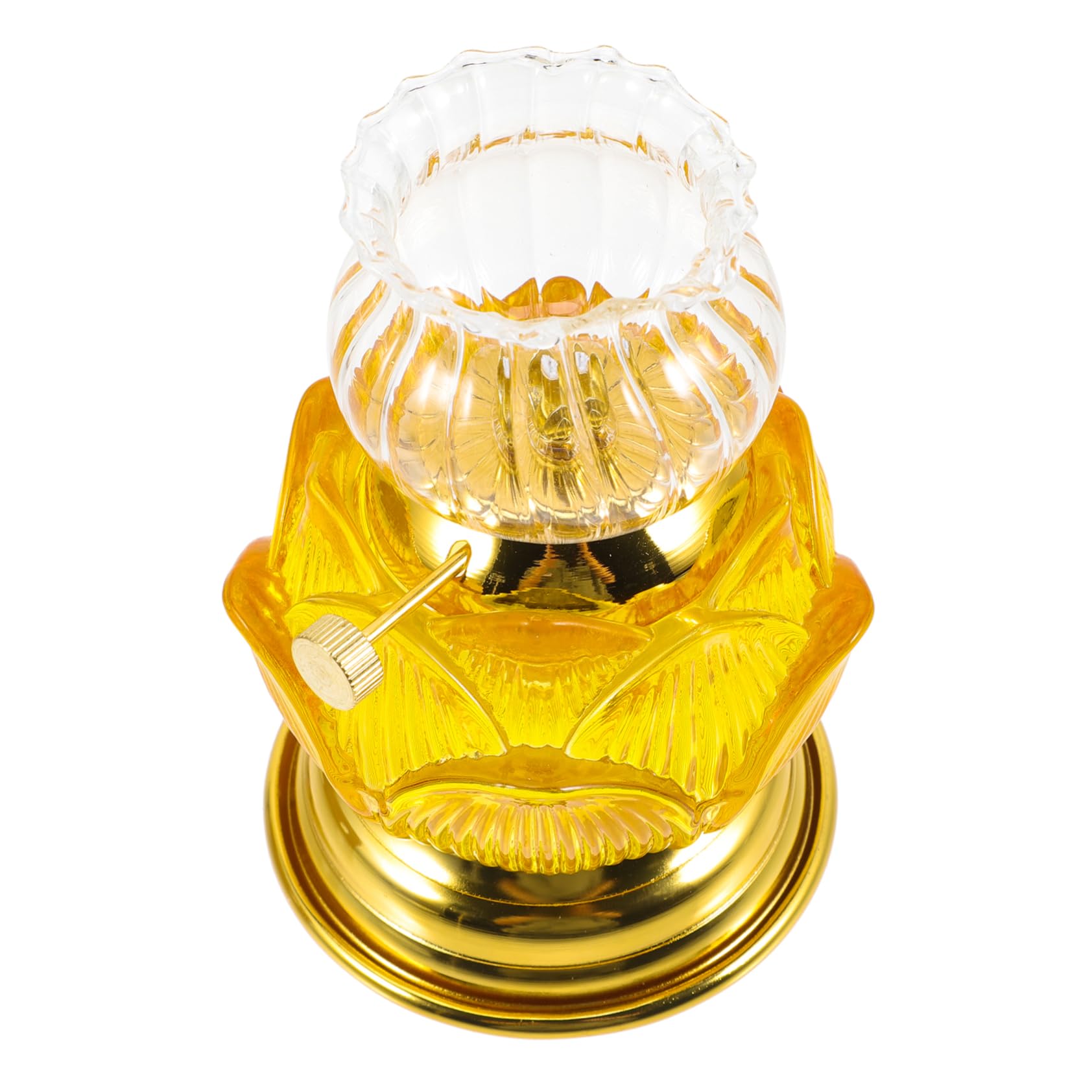 Lampada a Olio in Vetro Colorato, Uso Tempio e Casa