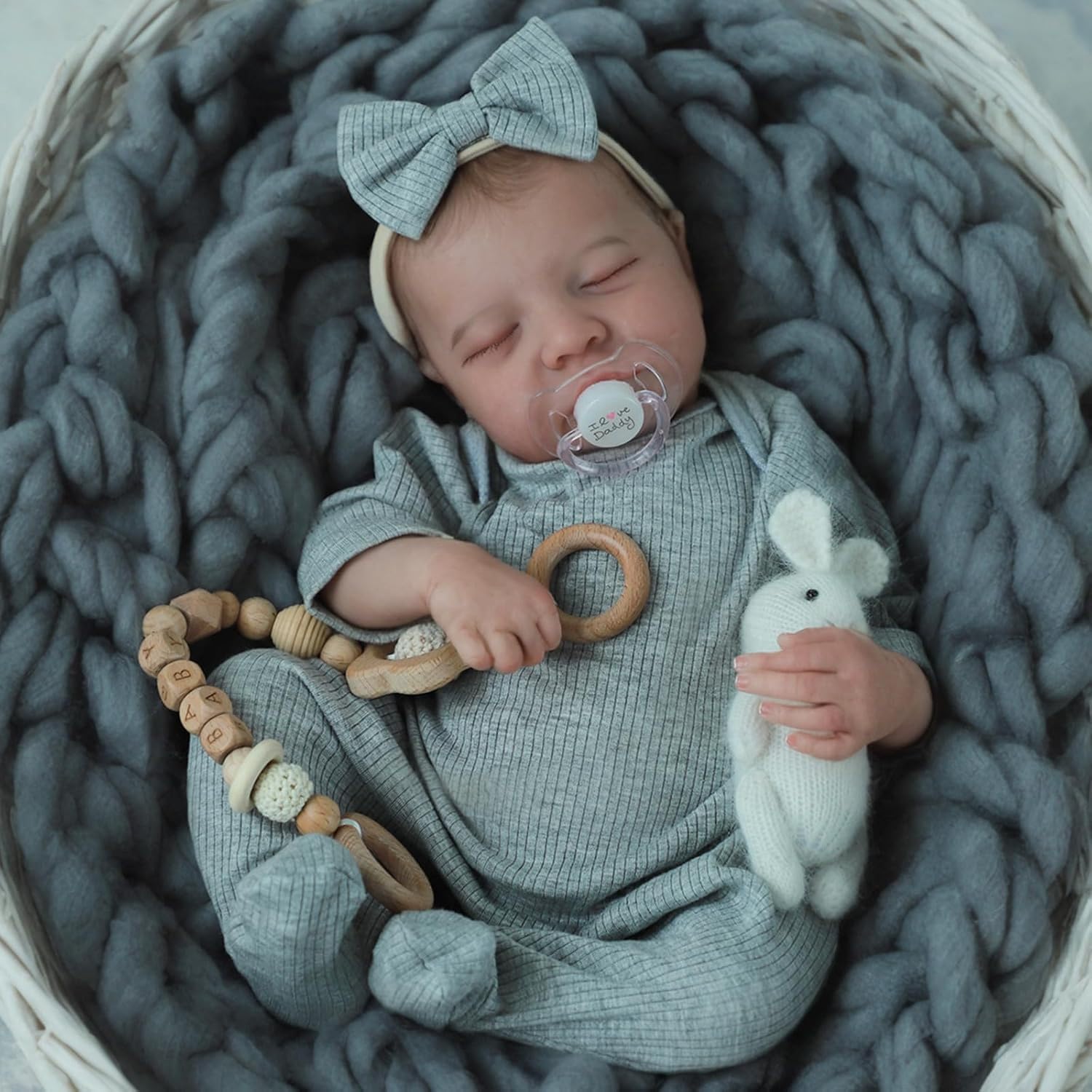 Reborn Baby Dolls - 48 cm chłopięca miękka winylowa realistyczna lalka niemowlęca z kompletnymi akcesoriami, idealna dla dzieci w wieku od 3 lat