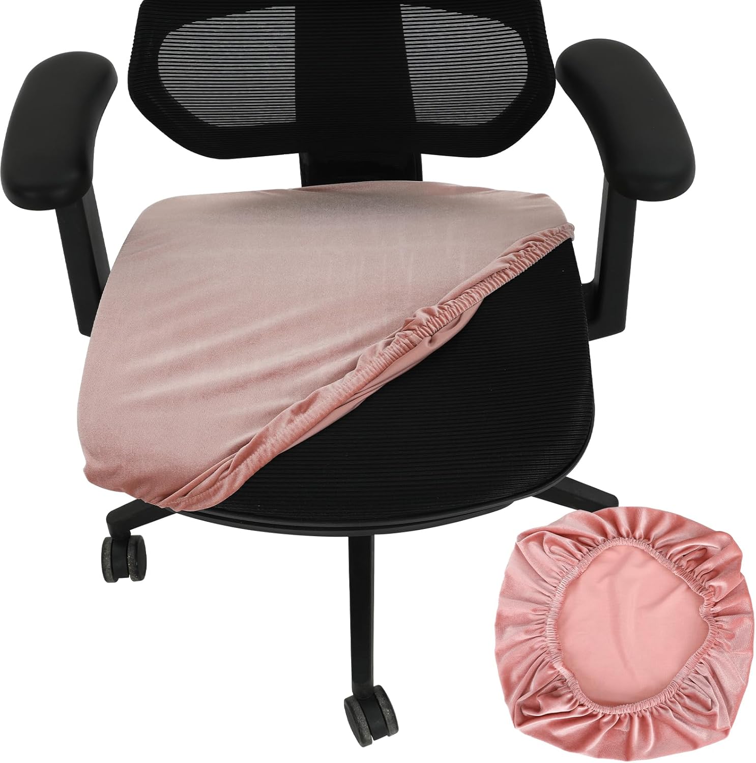 KALIONE Stretch Office Covers Seat Cover Slipcover Desk Seat Cushion