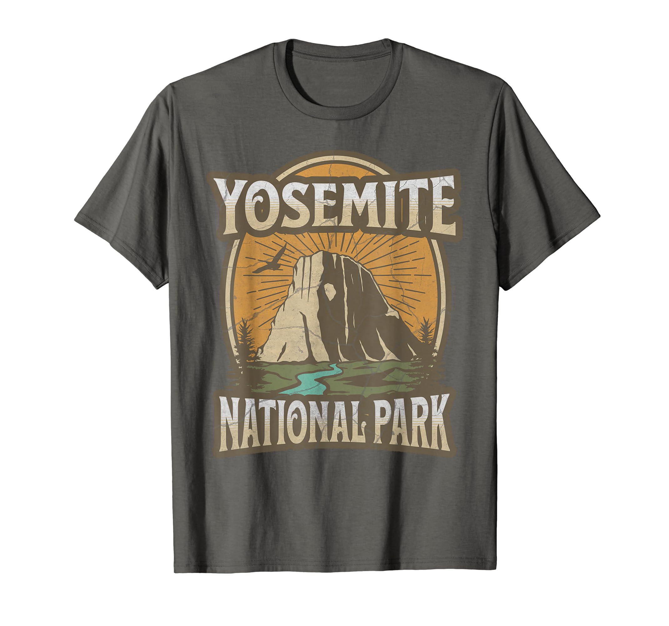 Amazon | ヨセミテ国立公園 Tシャツ | Tシャツ・カットソー 通販