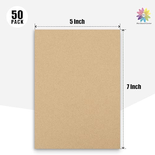 Vista 49 de Mat Board Center, 50 hojas de cartón corrugado de 10 x 10 pulgadas, insertos de cartón plano para embalaje, envío, correo, manualidades de bricolaje