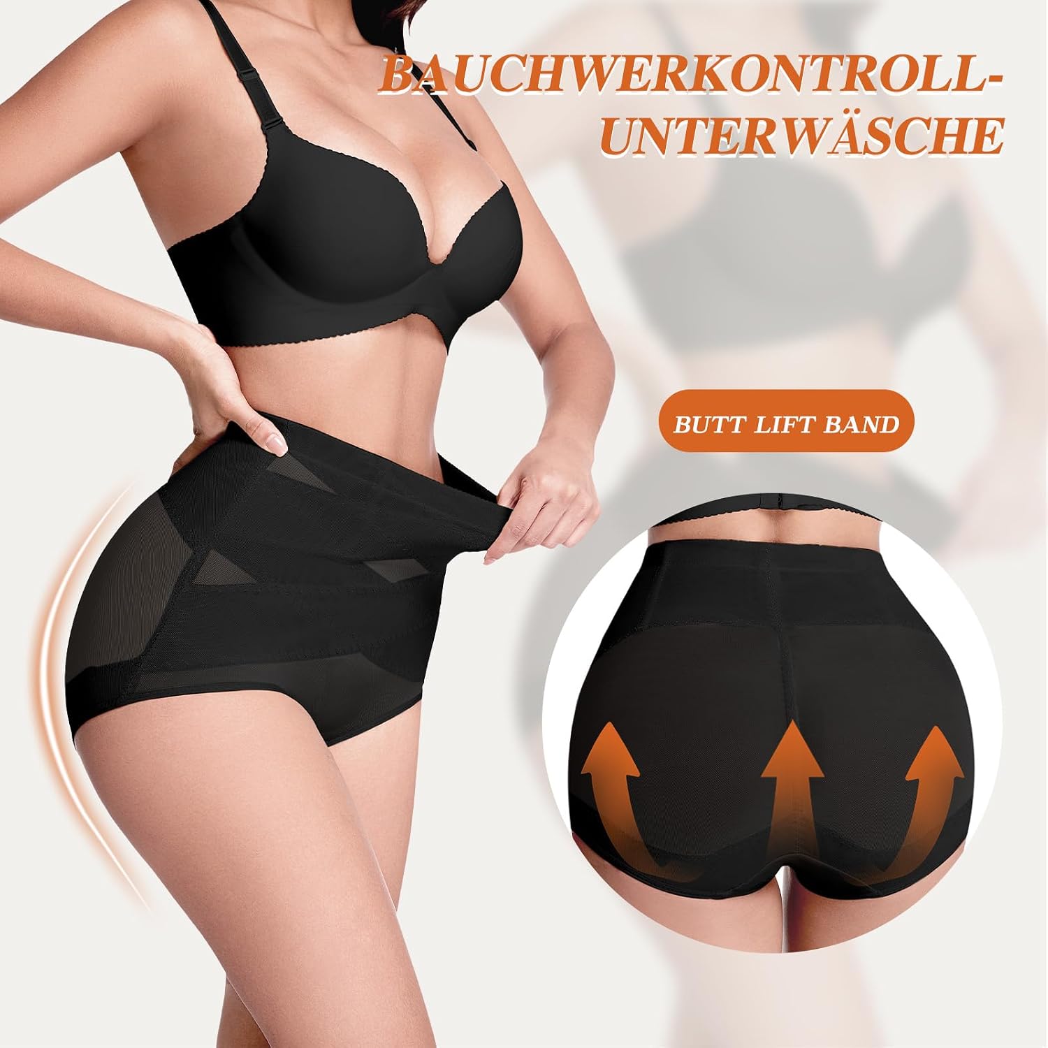 Shapewear Damen Bauchweg Unterhose Miederhose Damen Bauch Weg - Mise en situation et utilisation