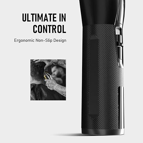 Miniatura 6 de SUPRENT PRO Professional Hair Clippers for Men- USB-C Rechargeable Barber Hair Trimmer & T-Blade Trimmer Combo with 5V-Boost Technology- Cordless