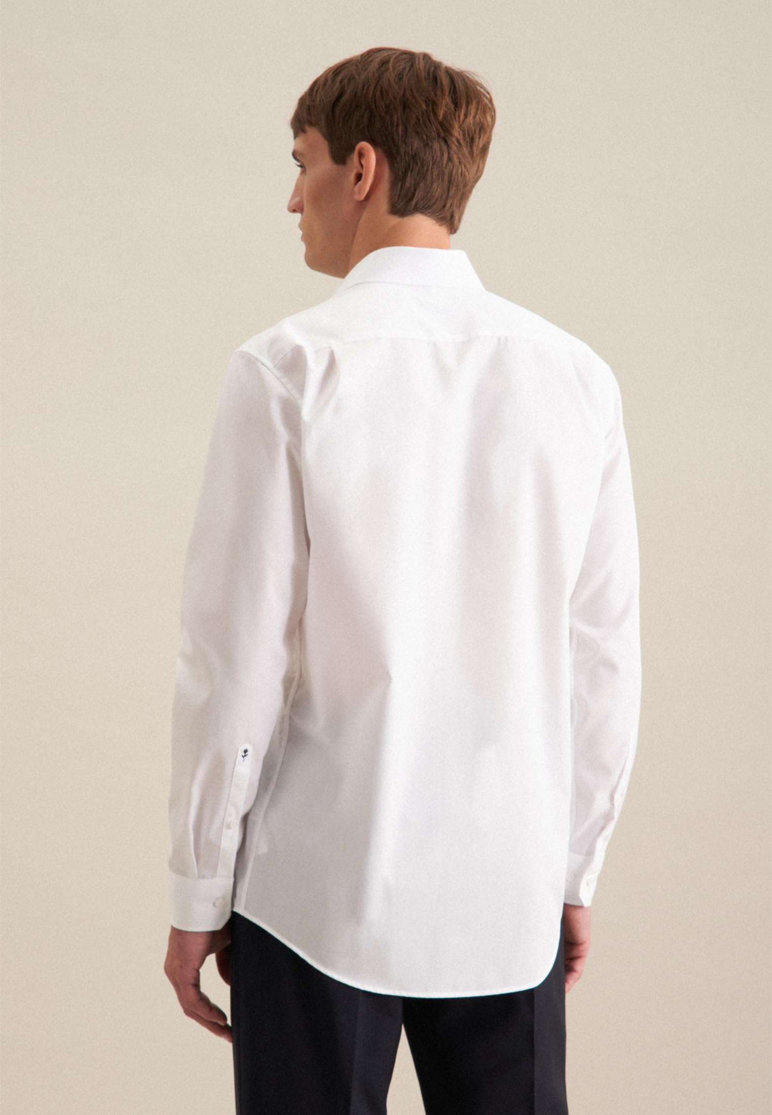 Seidensticker Camicia Business da Uomo - vestibilità Regolare - No Stiro - Collo Kent - Manica Lunga - 100% Cotone