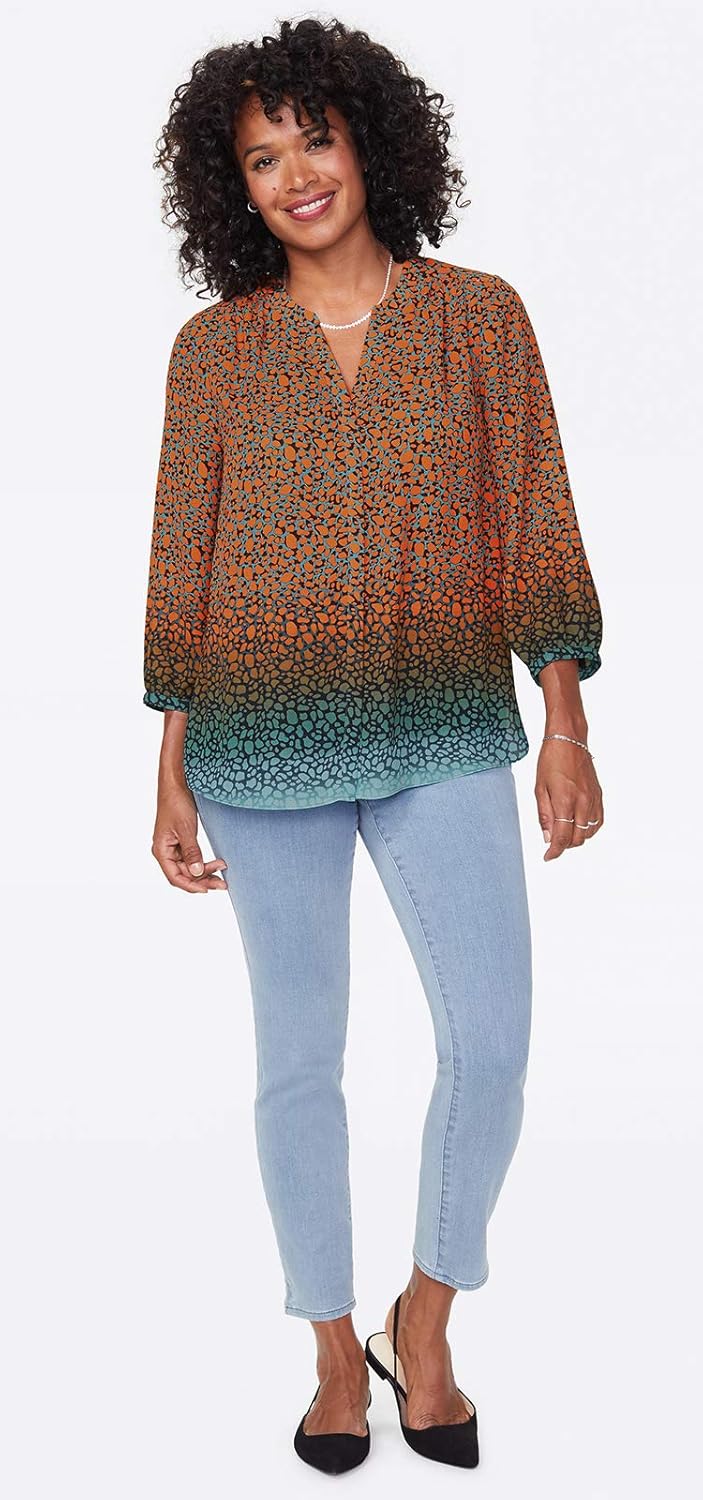 NYDJ womens Pintuck Blouse - Image 11