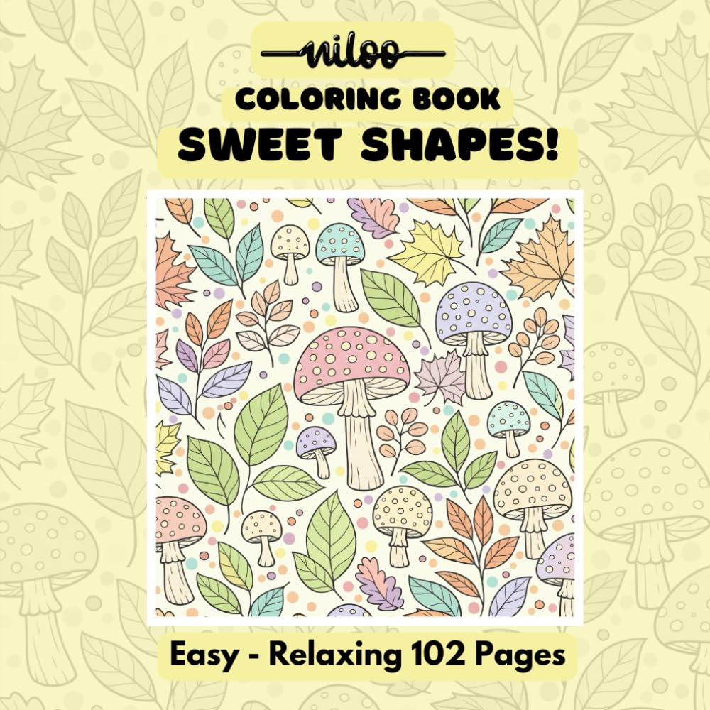 Sweet Shapes!: Easy-Bold coloring pages