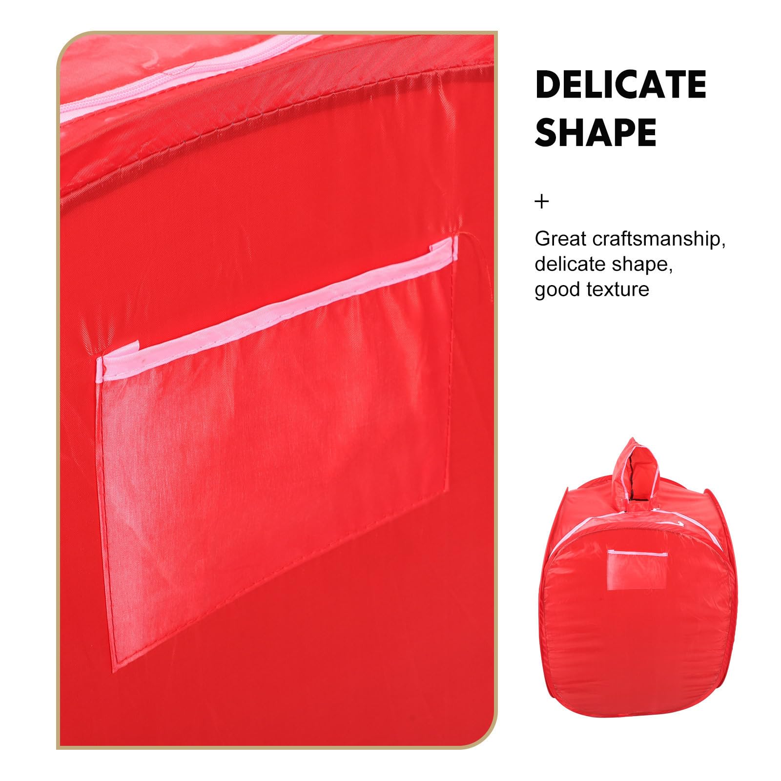 Sauna de Vapor Personal Portátil Plegable Hogar, Tienda de Campaña Roja Tela y Diseño Que Ahorra Espacio para Uso en Interiores