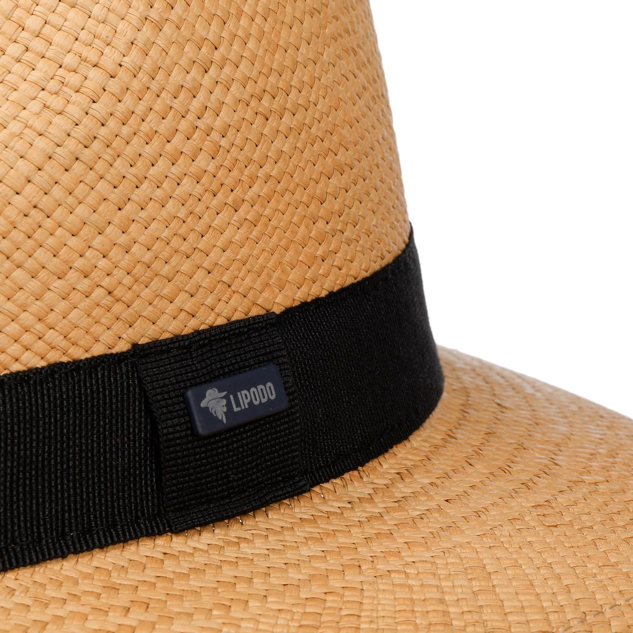 LIPODO Classic Traveller Sombrero Panama Banda Grosgrain Unicolor Unisex Primavera Verano