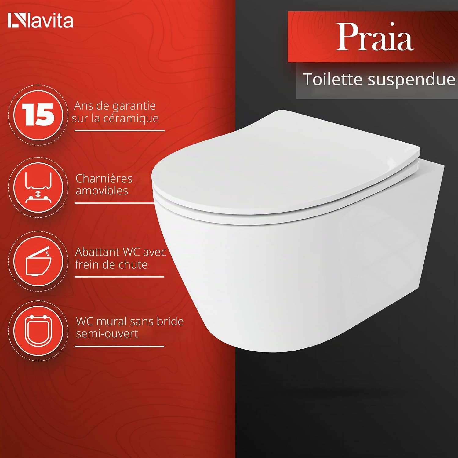 Rinçage silencieux Geberit Duofix - réservoir isolé et chasse réglable