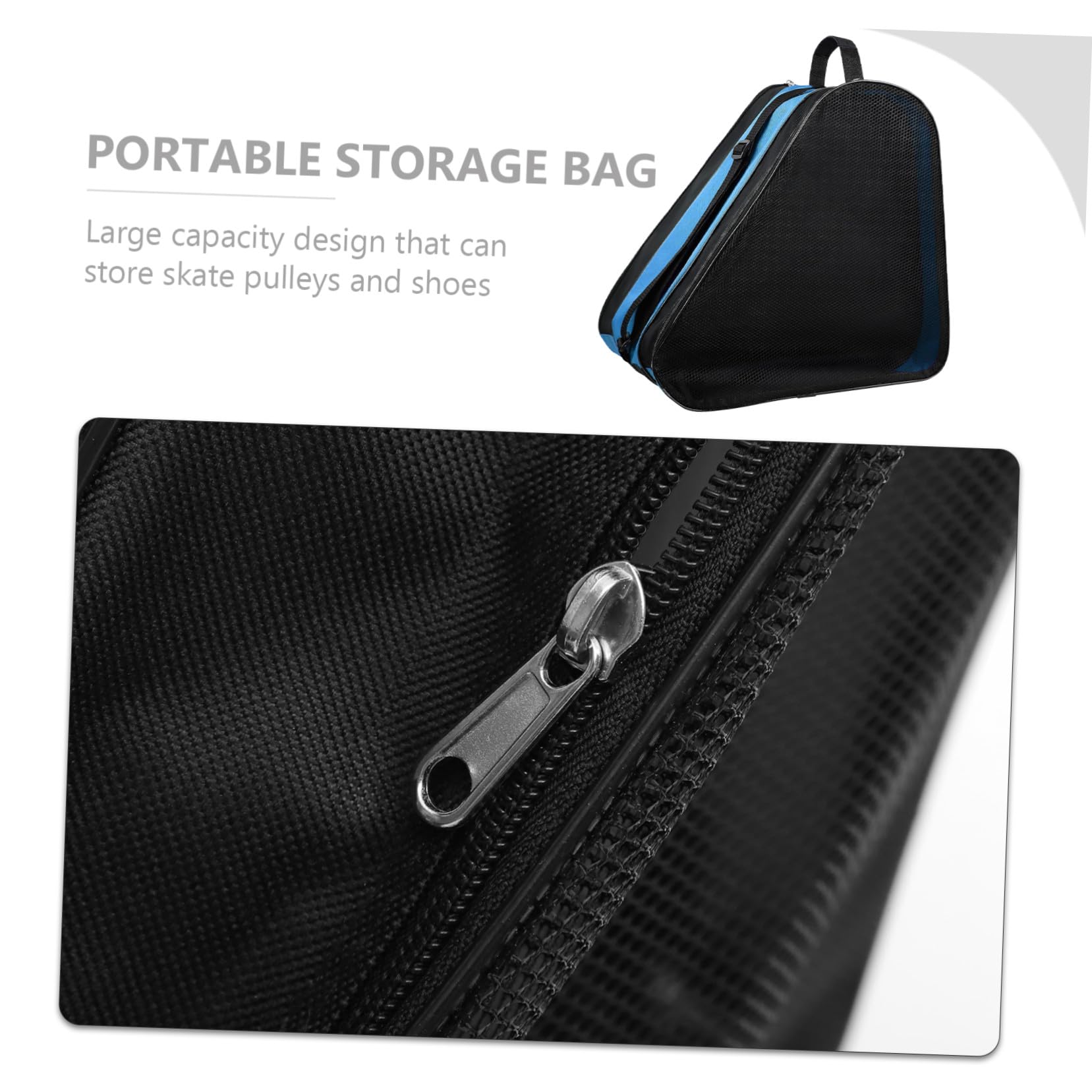 Borsa per Pattini da Ghiaccio e Roller Oxford Resistente, 2 Pezzi, Design Semplice e Funzionale per Uso Esterno e Trasporto Facile