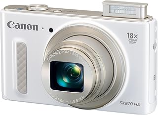 Canon PowerShot 0112C001 20.2 Digital Camera with 18x Optical Image Stabilized Zoom with 3-Inch TFT LCD (White)