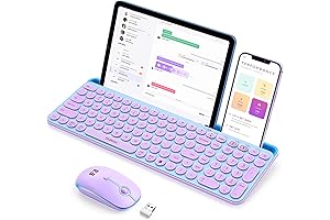 seenda Bluetooth Keyboard and Mouse Set for iPad, Versatile Connectivity for Multitasking