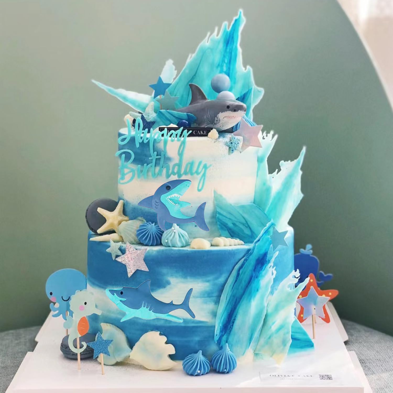 YIHUOMOLDS Ocean Shark Fondant Molds Sea Animal Silicone Mold For Sugar Cake Decorating Cupcake Topper Candy Chocolate Gum Paste Polymer Clay - Image 3