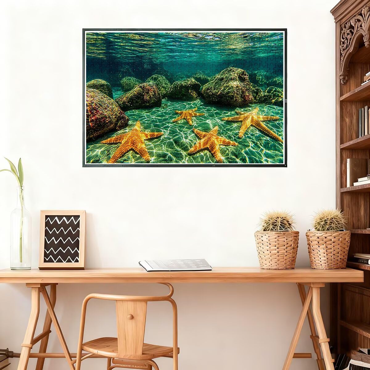 Puzzle 3000 Piezas Océano, Rompecabezas Adultos Animales, Puzzles 3000 Piezas Adultos, Rompecabezas de Madera con Caja Regalo, Puzzles Clásico para Toda la Familia para Regalos, Decor Hogar -2014