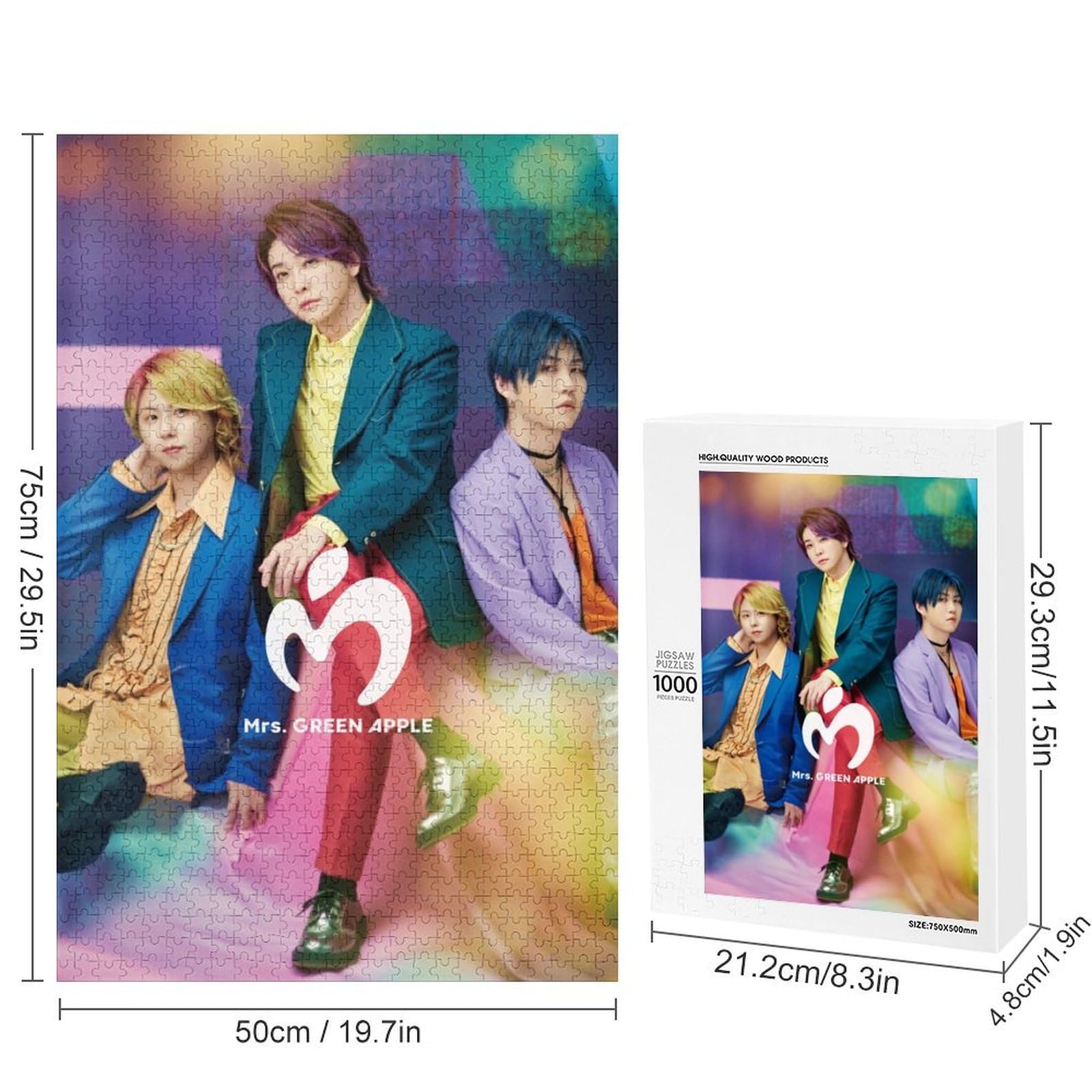 Amazon.co.jp: ミセス・グリーン・アップル ジグソーパズル 木製パズル