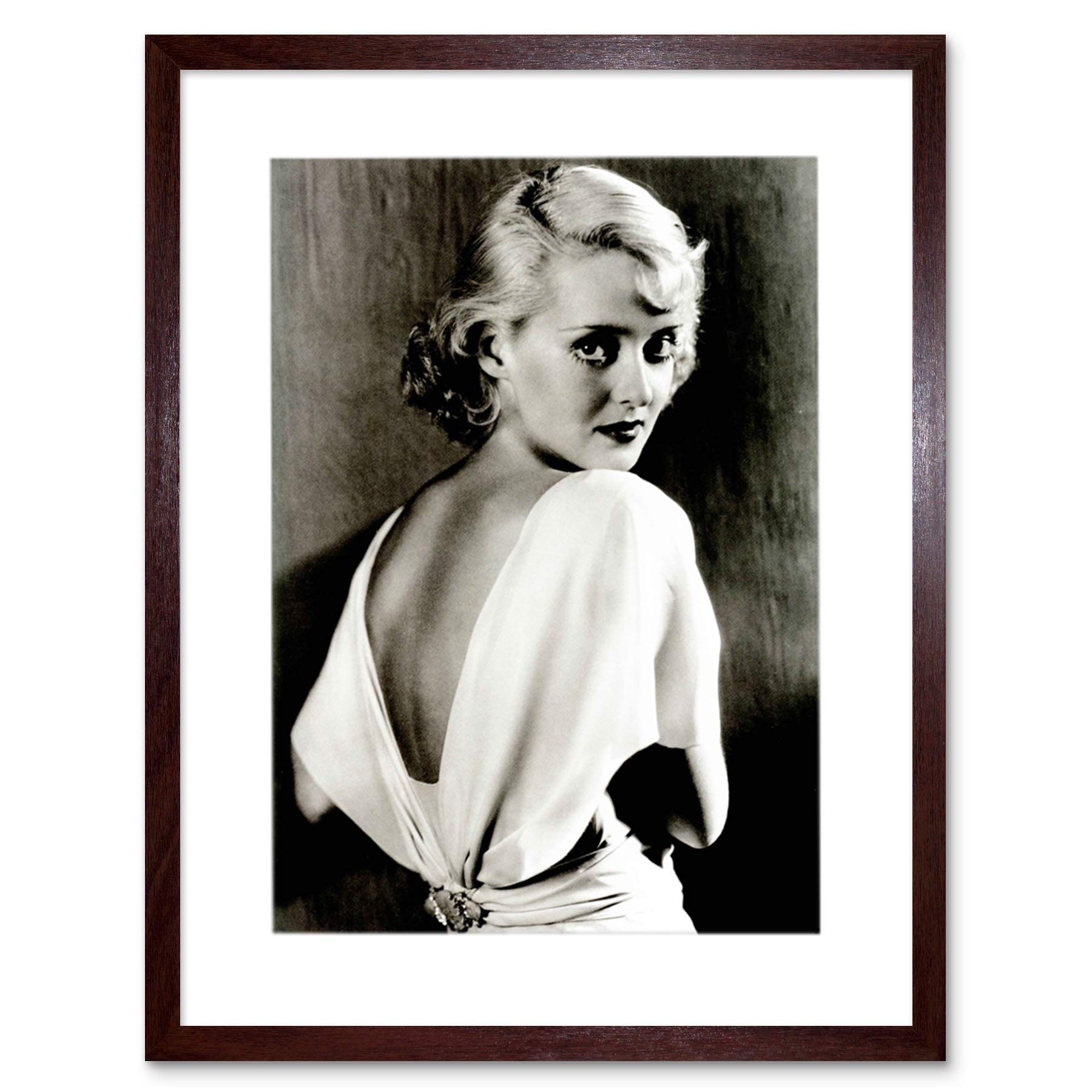 Wee Blue Coo Vintage Photo Bette Davis Hollywood Actress Picture Framed Wall Art Print