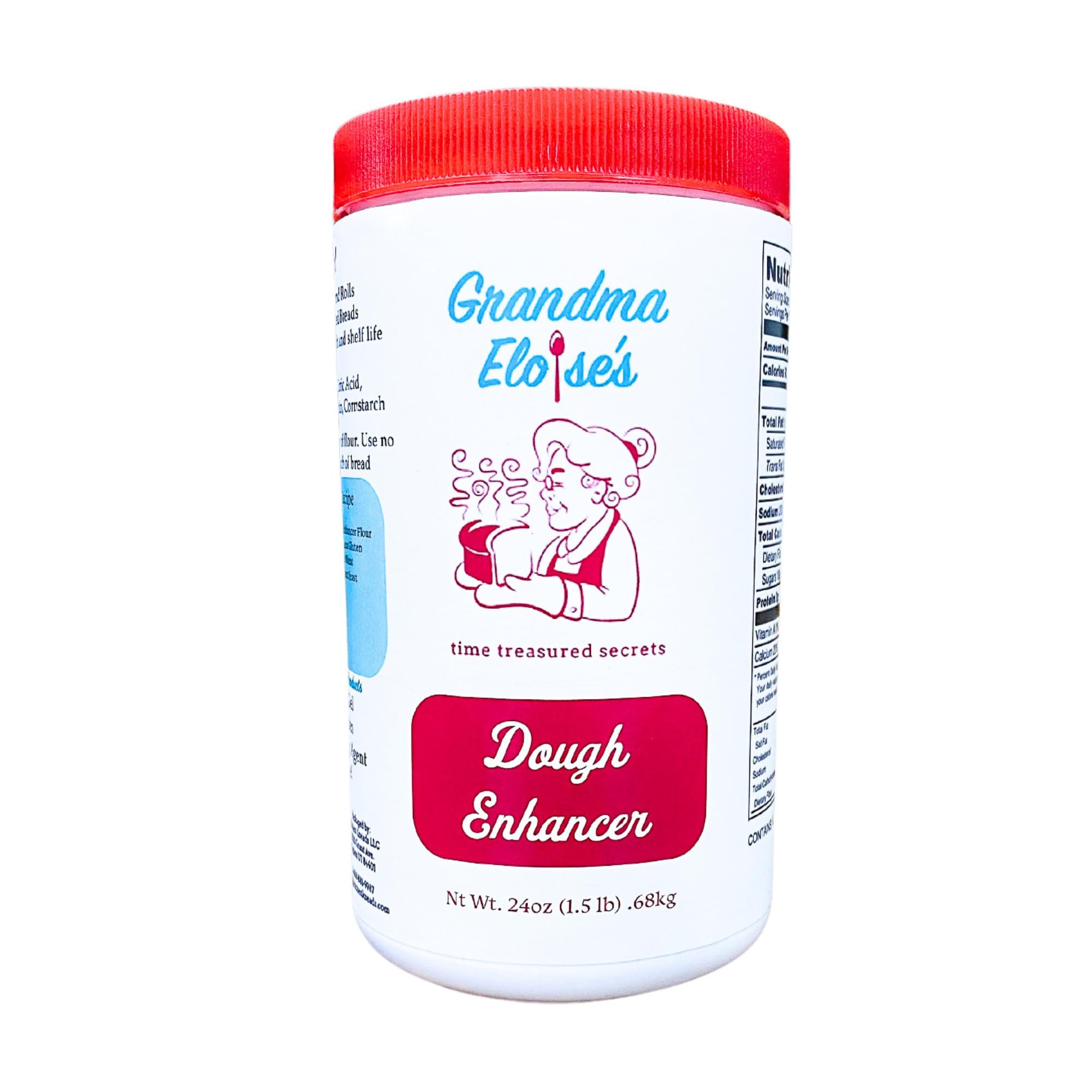 Grandma Eloise’s Dough Conditioner for Bread Baking – 24 Oz – Improves Rise, Texture & Shelf Life – Makes Soft, Fluffy Whole Wheat & White Bread –