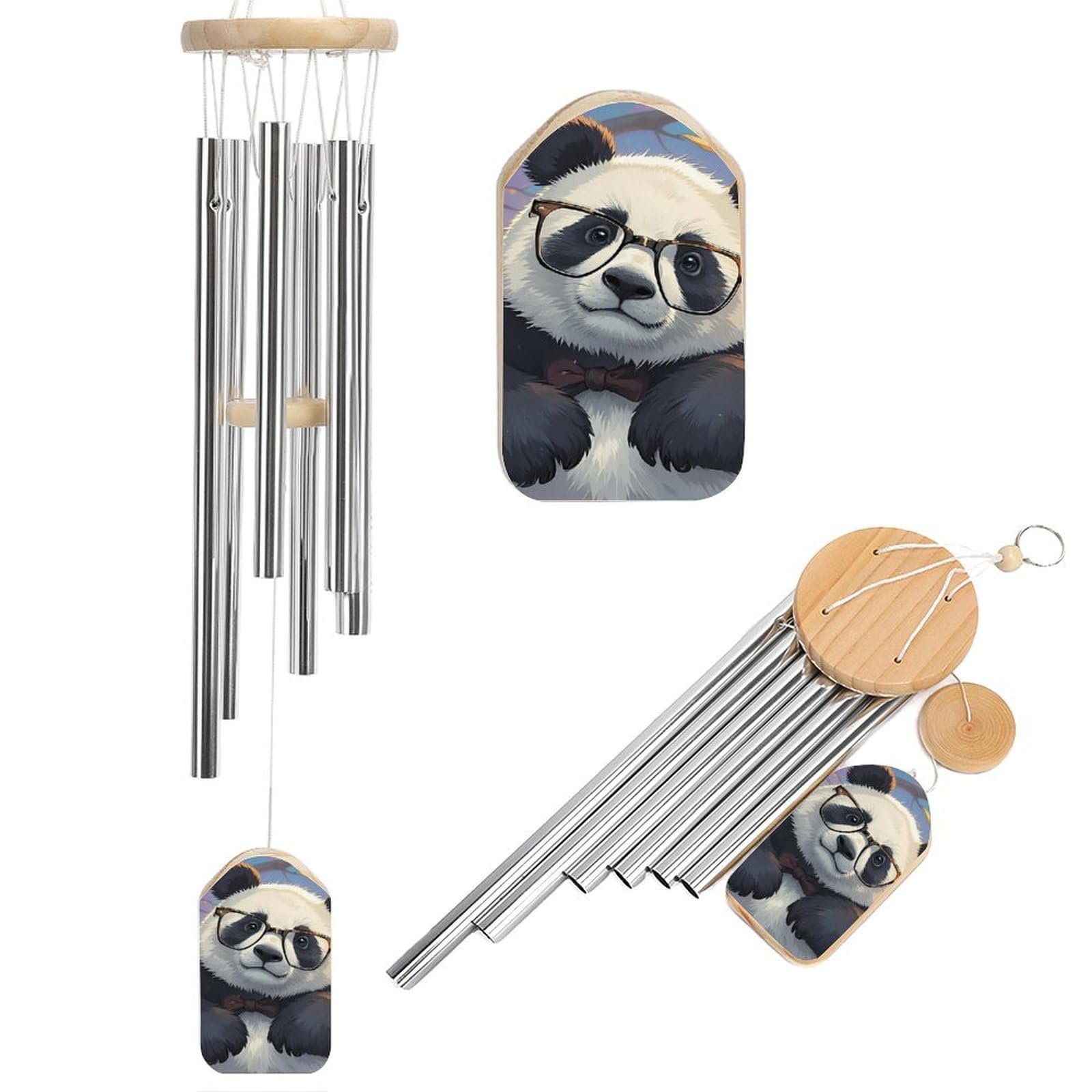 Carillon commémoratif deuil parent panda ton profond apaisant