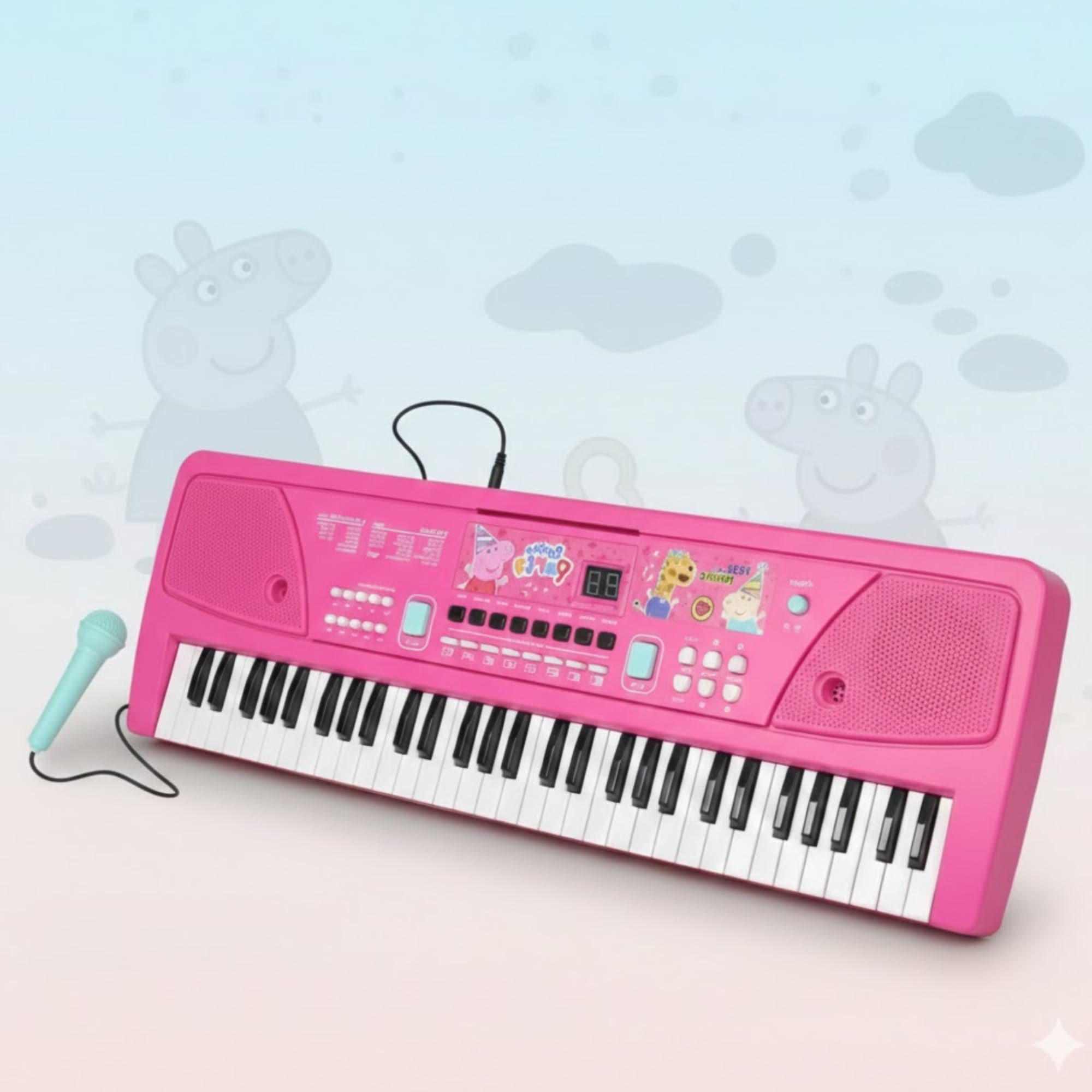 Buy Kriiddaank Hasbro Peppa Pig 37-Key Musical Keyboard with