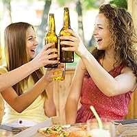 Vista 6 de 30 abridores de botellas planos de 7 pulgadas, de acero inoxidable, negro, abridor de botellas de cerveza, hoja de barra resistente, abrebotellas