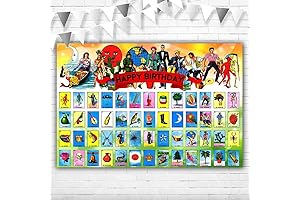 Lotería Decorations: Vibrant Vinyl Backdrop for a Fiesta Ambiance