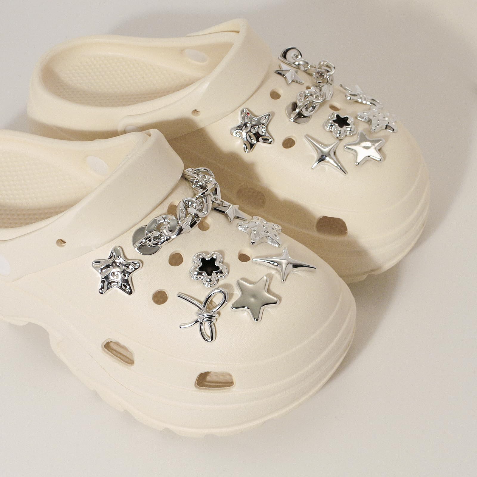 Schuh Charms, Süße Glitzernde Schuhanstecker Anstecke Set, DIY Schuhdekoration mit Strass, Schuh Anstecke Schuh Dekoration Zubehör für Mädchen Frauen Kinder