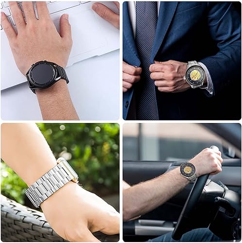 Vista 5 de Vetoo Correa para Samsung Galaxy Watch 5 Pro de 1.772 pulgadasWatch 6, 5 y 4 de 1.575 pulgadas, 1.732 pulgadas, clásico 1.654 pulgadas1.811