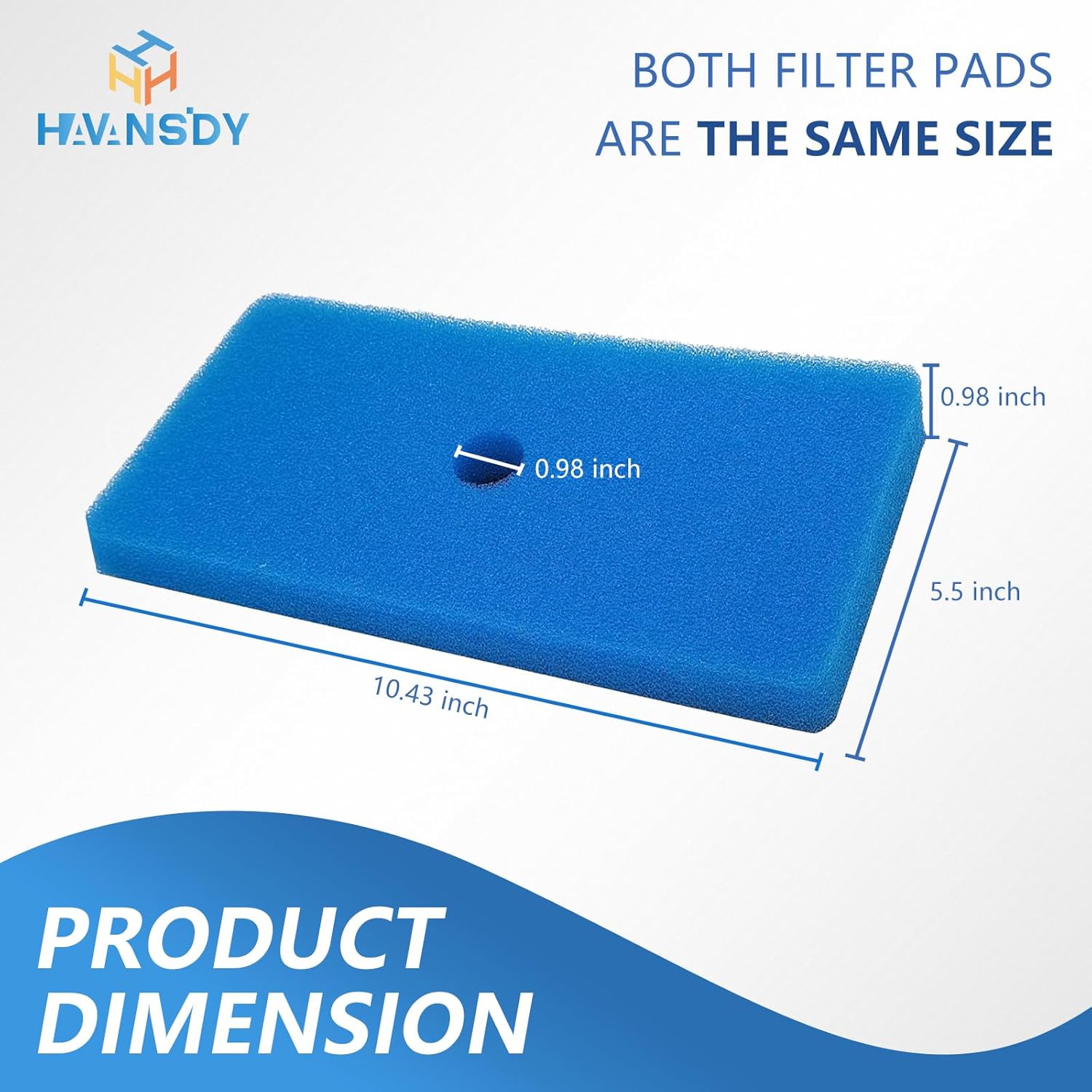 Pond Filter Sponge Replacement Set - Coarse & Fine Media Pads For FEOXSHAL Filter Box