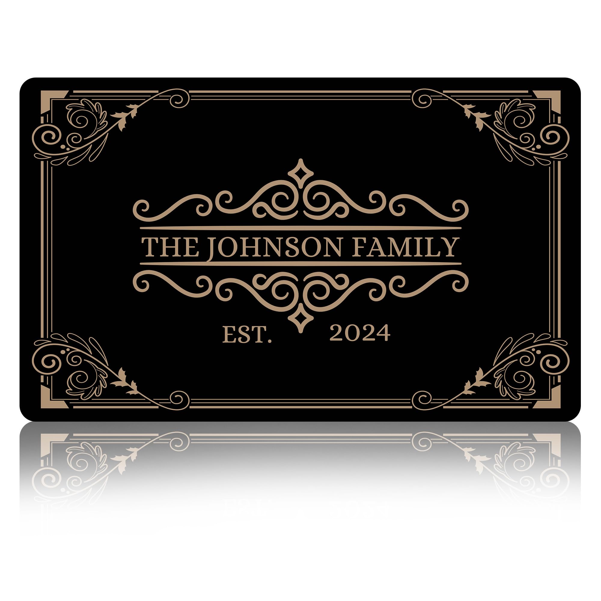 Custom Welcome Mat - Personalized Front Door Mat for Outside Entrance - Customized Doormat