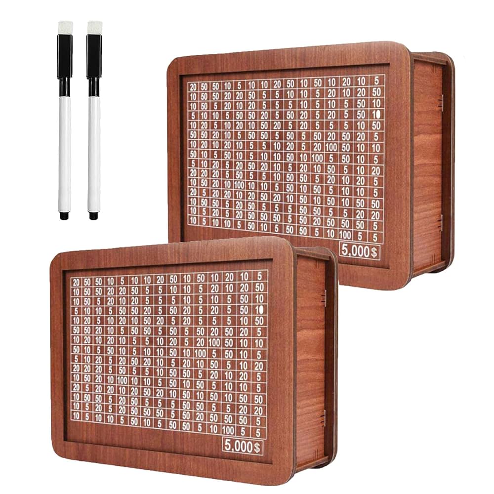 100日貯金＊saving challenge＊韓国＊貯金＊家計管理＊BOX付き 100日貯金＊saving challenge＊韓国＊貯金＊家計管理＊BOX付き