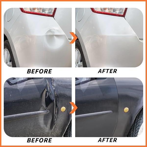 3-Pack Heavy-Duty Dent Puller Kit with Strong Suction Cups | Paintless Car Dent Repair Tool for Auto Body, Glass & Tile Lifting | Universal Dent Removal for Smooth Surfaces & Moving Heavy Objects - 2