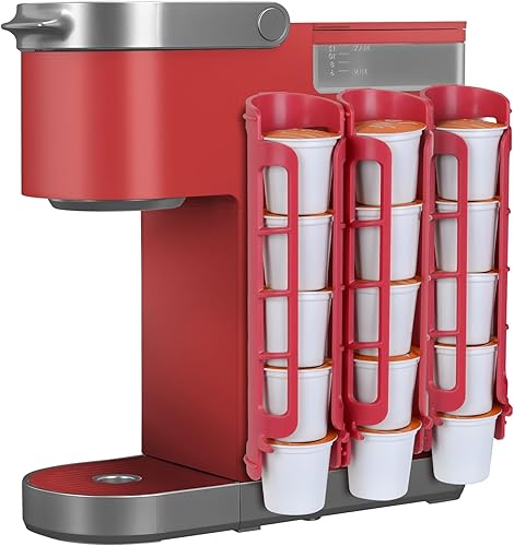 Vista 16 de STORAGENIE - Soporte para cápsulas de café Keurig K-Cup, almacenamiento de cápsulas de café K-Cup de montaje lateral, organizador de cápsulas