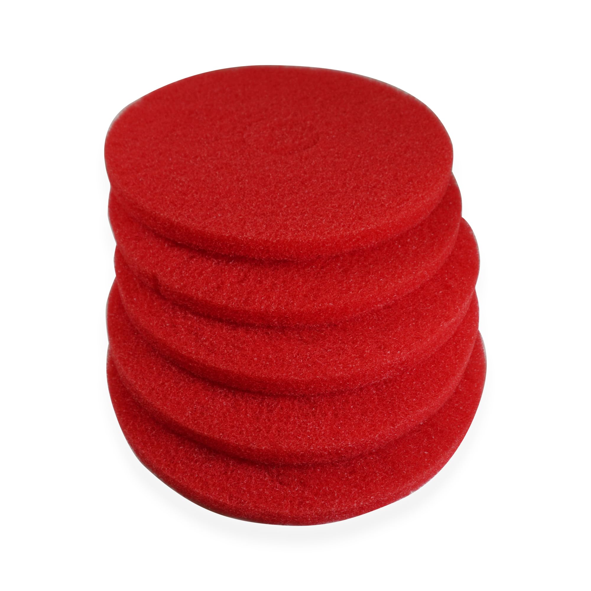Superpad rojo 406 mm (16") - Disco de limpieza por pulverización para monolavadora y monolavadora - fricción suave para el mantenimiento regular del suelo