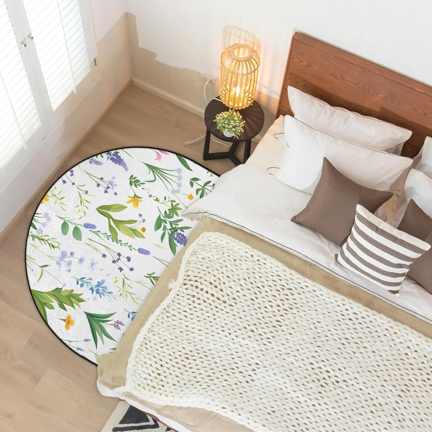 Half Circle Rug - Non-Slip Washable Floor Mat for Indoor/Outdoor Door, Kitchen Sink & Bath - Soft Absorbent with TPR Backing, Easy Clean for Entryway or Home Decor