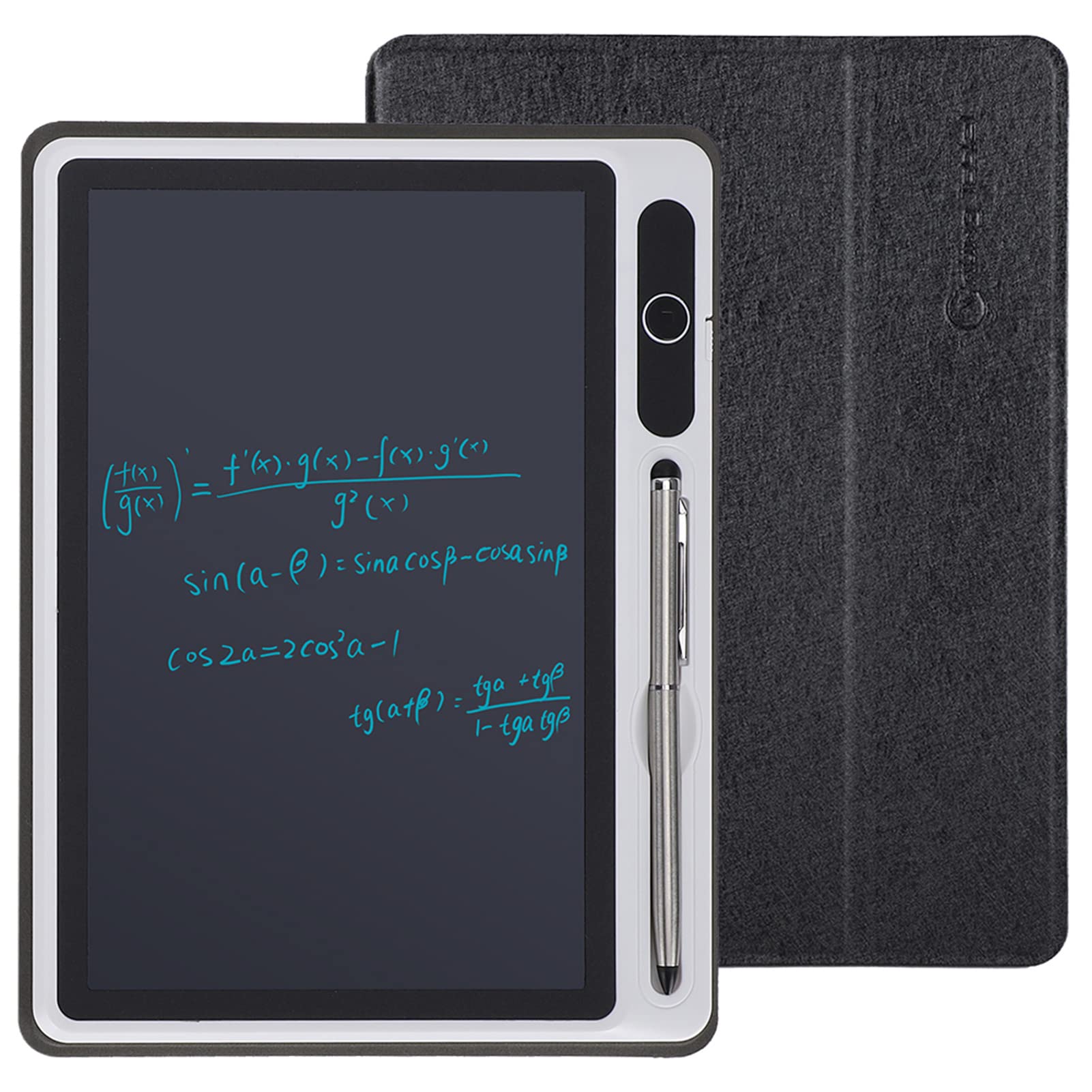 LCD Writing Tablet Electronic Handwriting Board with Pressure Sensor for Kids Students Business Black 9.3 Inch