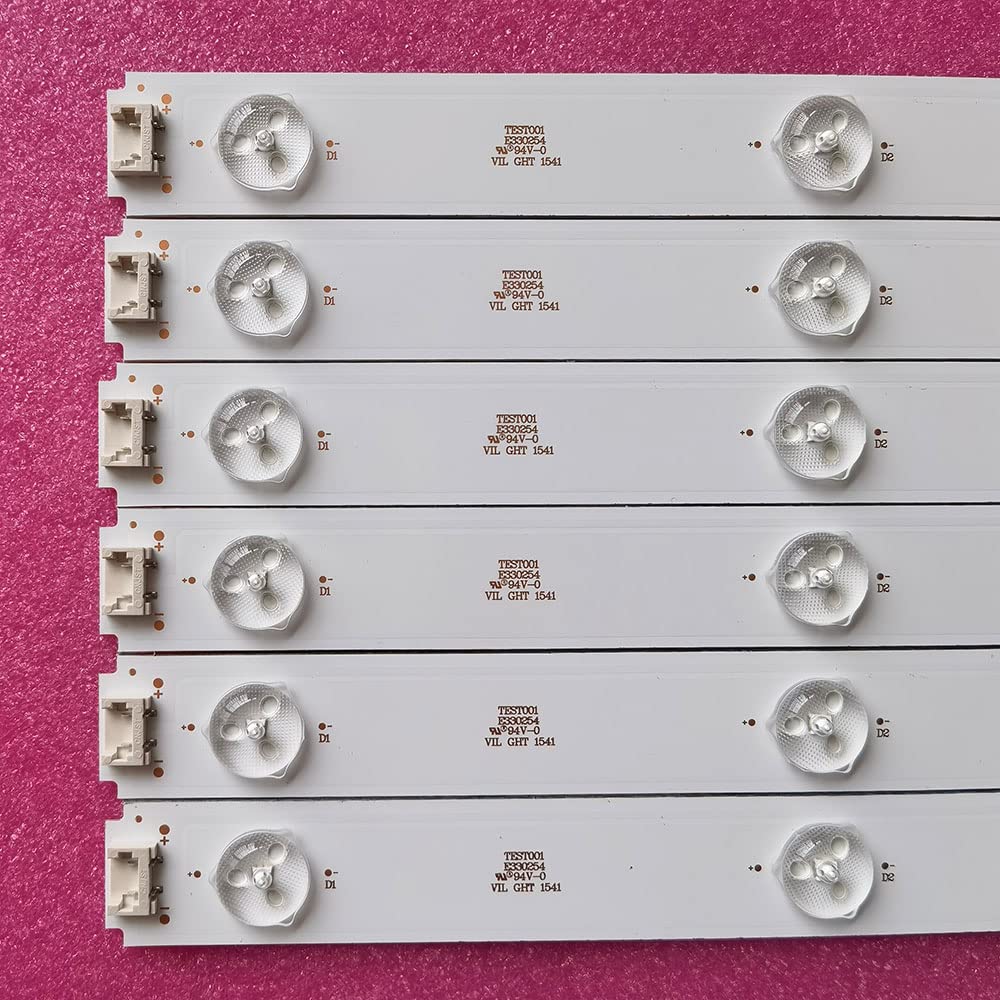 Bande LED 2015ARC490 Compatible Fit for ZLN60600-AC IC-B-HWCR49D640L IC-B-HWCR49D640R 49LENZA6627 49VLE6565BL ZLP60600 ZNL60600 ZLG60600