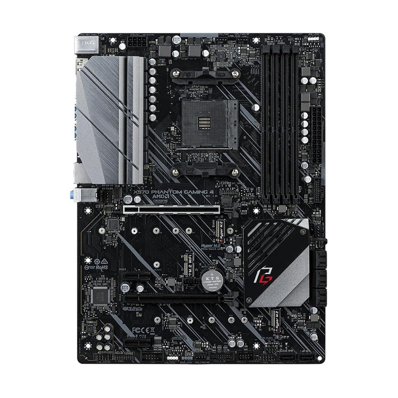 Placa Madre Fit For ASRock X570 Phantom Gaming 4