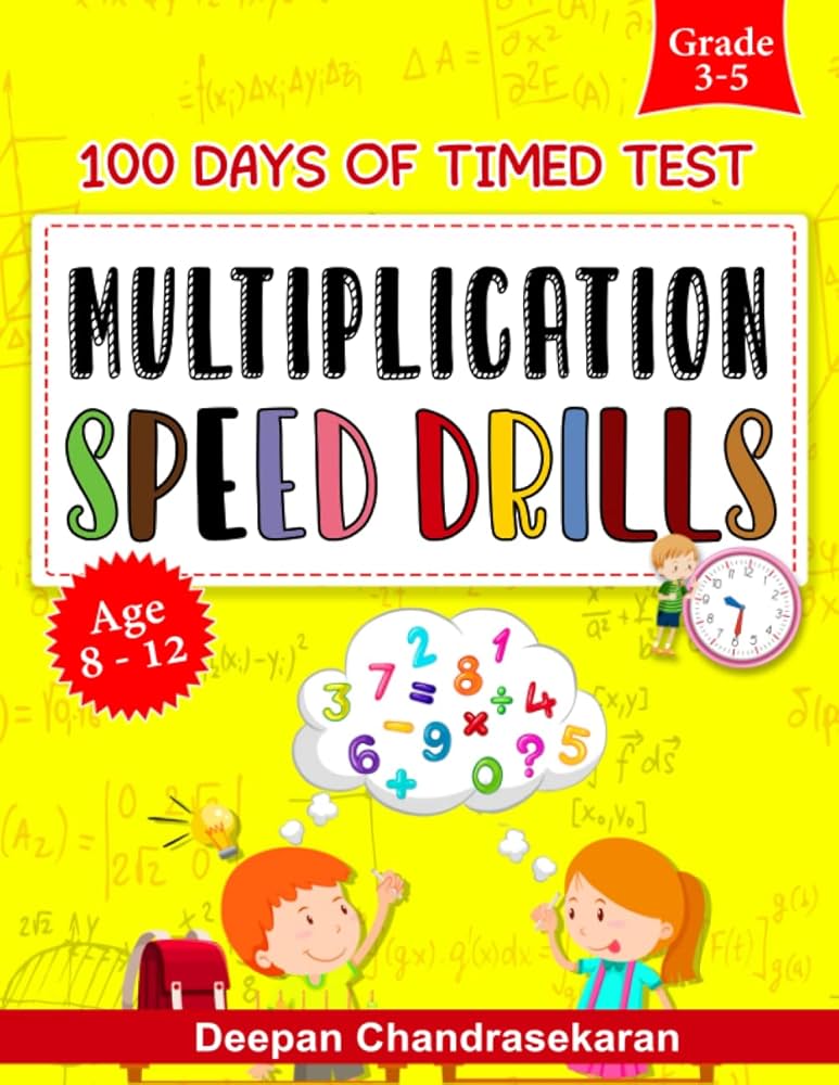 multiplication-speed-drills-100-days-of-timed-tests-free-printable-pdf-for-kids-ages-8-12-grade-3-5-digits-0-15-math-drills-with-answers-chandrasekaran-deepan-amazon-sg-books for Free Printable Multiplication Speed Drills Multiplication Speed Drills - 100 Days Of Timed Tests: Free Printable PDF | For Kids Ages 8-12, Grade 3-5, Digits 0-15 | Math Drills With Answers : Chandrasekaran, Deepan: Amazon.sg: Books for Free Printable Multiplication Speed Drills