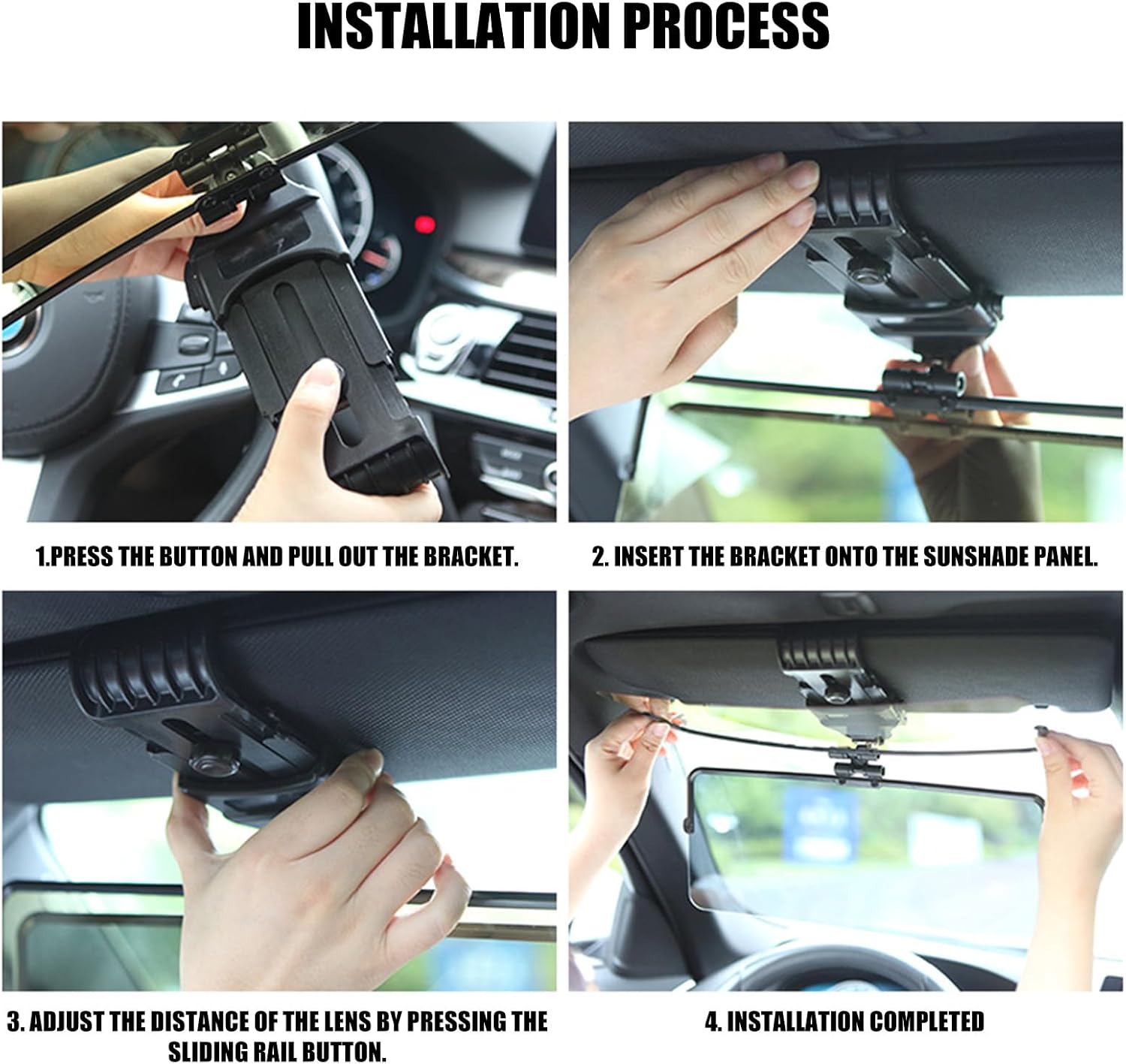 Modifiable Slide Bend Molded Split Against Frown Driving Glasses with Auto Dimming Lens for Full Security and Perceptio