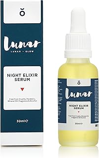 Suero Night Elixir de Lunar Glow. Un suero re...