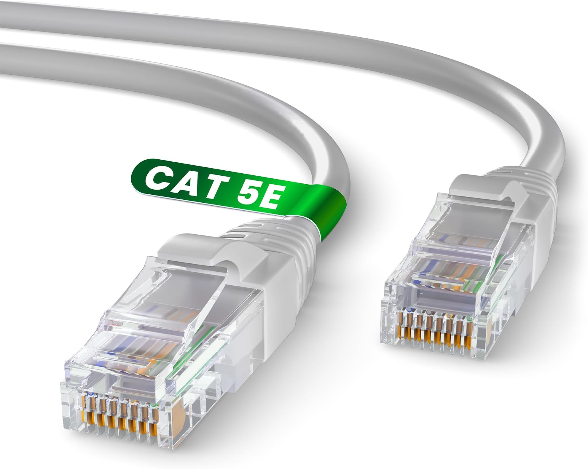 Mr. Tronic Grey Cat 5E Cable 5m, High Speed LAN
