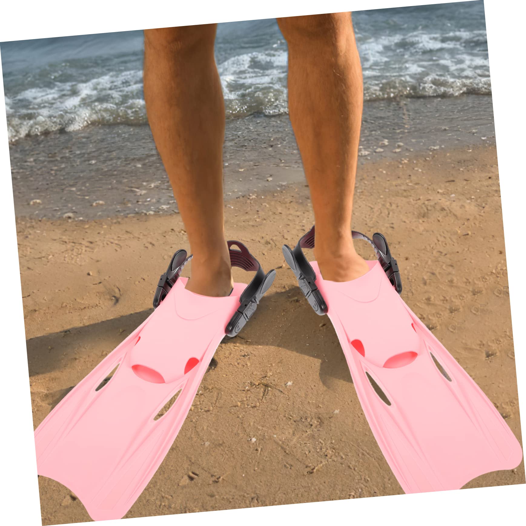 1 per Adulti Flipper Leggeri Snorkeling e Immersioni Facili Trasportare Regolabili Rosa