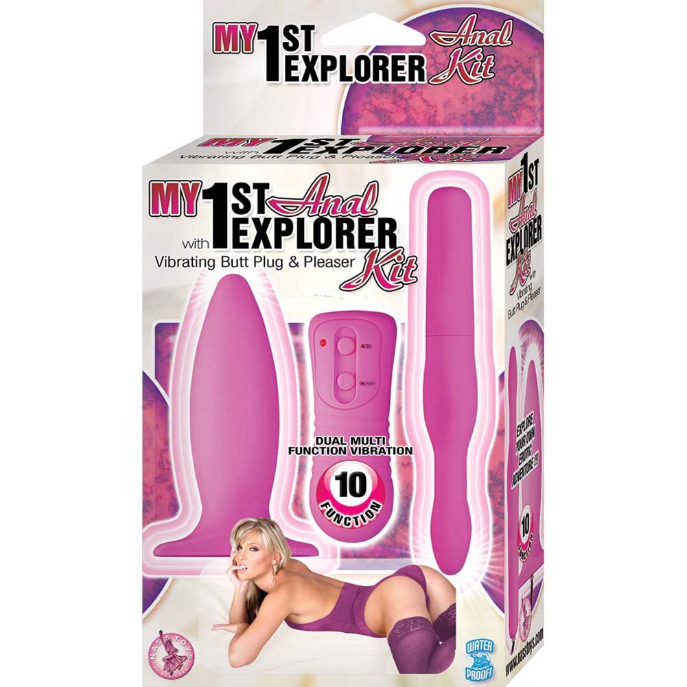 Amazon.com: Nasstoys My 1st Anal Explorer Kit Vibrating Butt Plug and  Please