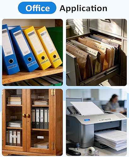 Miniatura 9 de PT-M95 - Cinta para etiquetadora de repuesto transparente para Brother M Tape MK-131 MK131 P Touch, compatible con rotuladoras Brother PT-65 PT-80