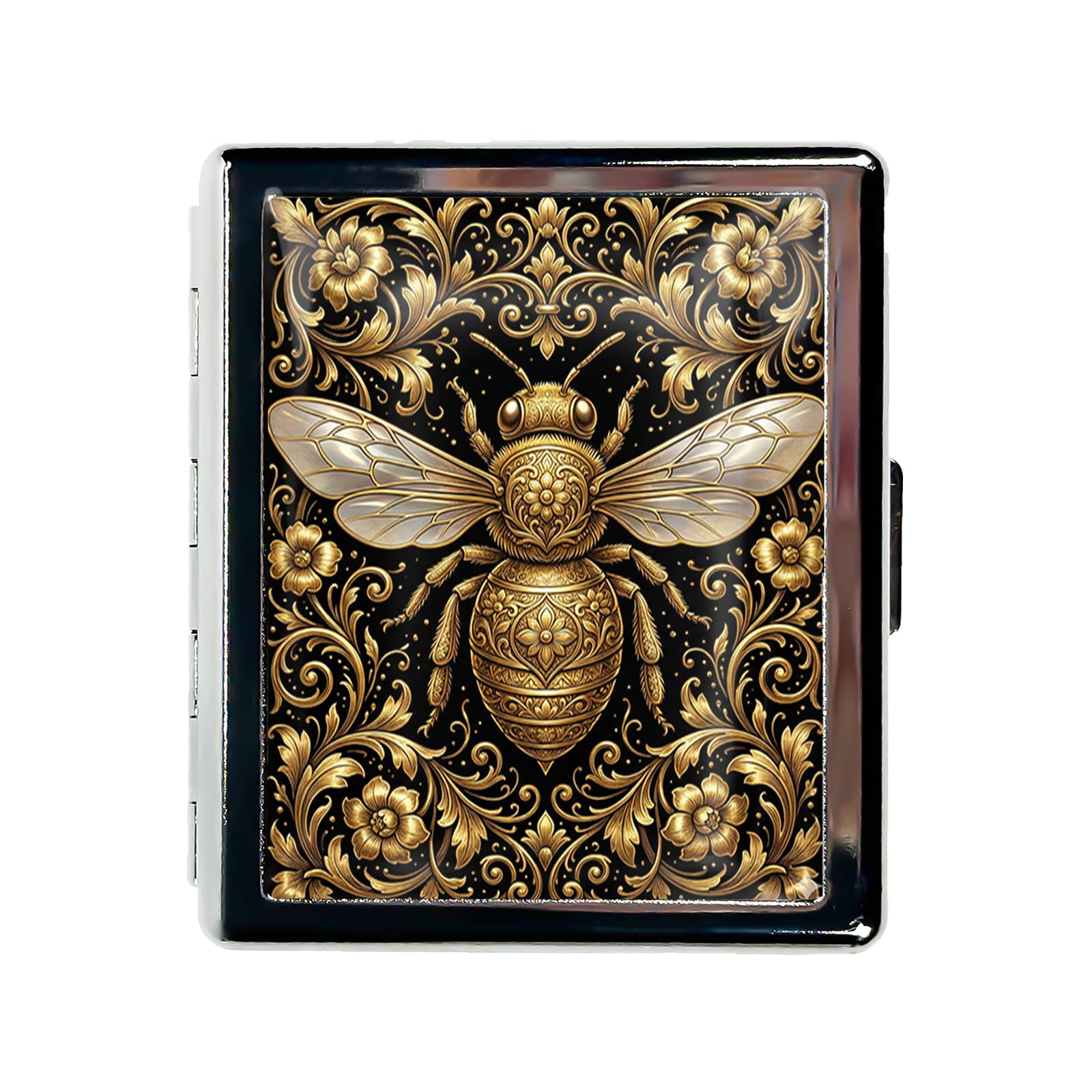 Metal 7 Day Pill Organizer, Cute Small Weekly Pill Case with 8 Compartments for Travel, Moisture-Proof Medicine Holder for Purse, Compact Daily