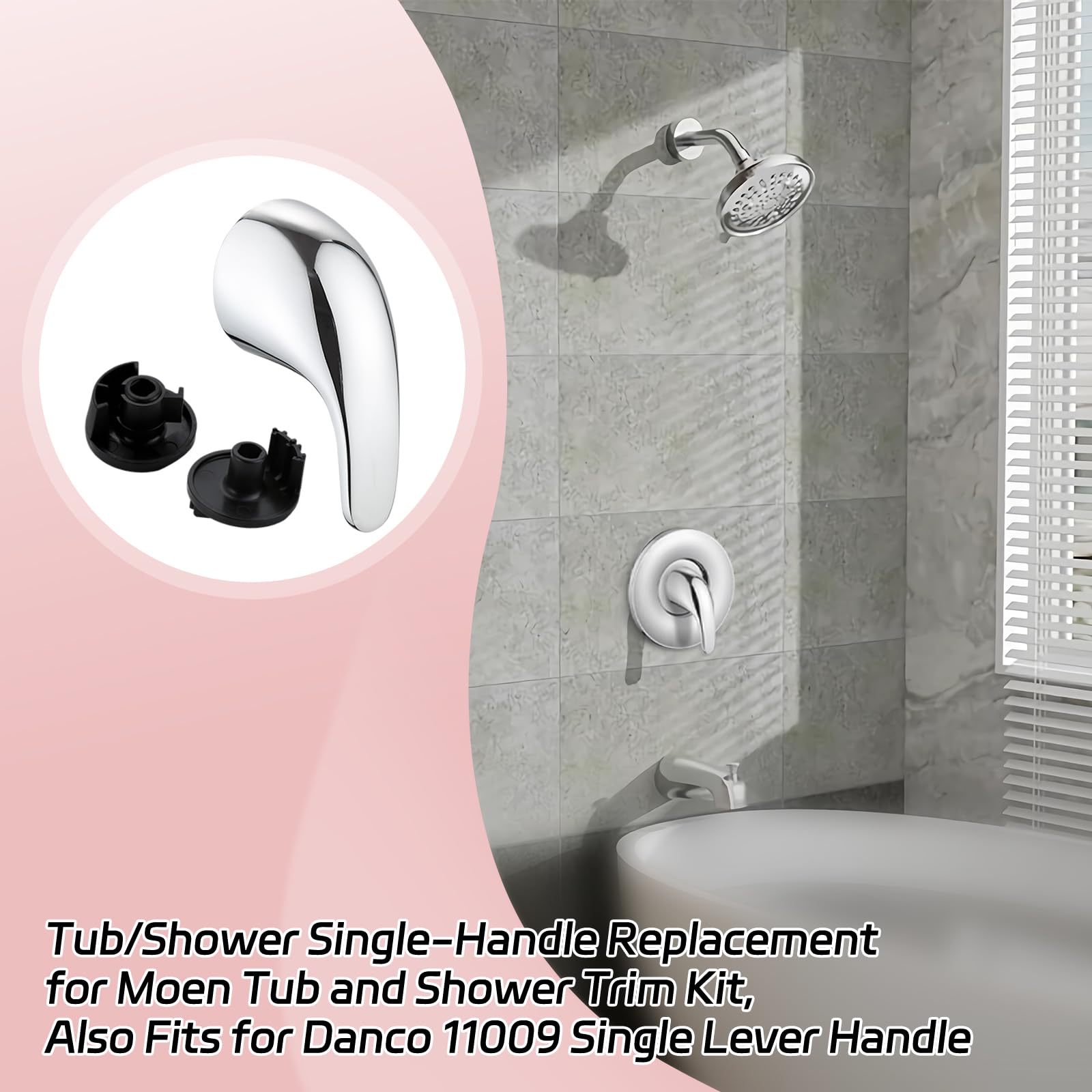 Moen TL182 Chateau Chrome Lever Posi-Temp Single Handle - View #8