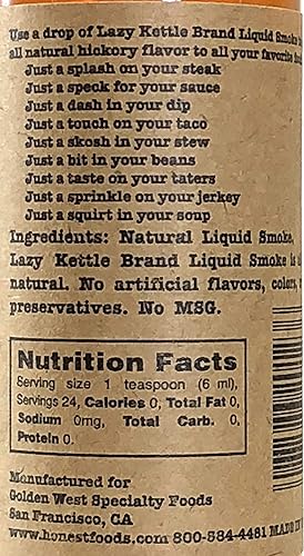 Miniatura 9 de Lazy Kettle Marca de humo líquido totalmente natural perfecto para saborear carne nogal se utiliza para dar sabor a carne carne de res filete