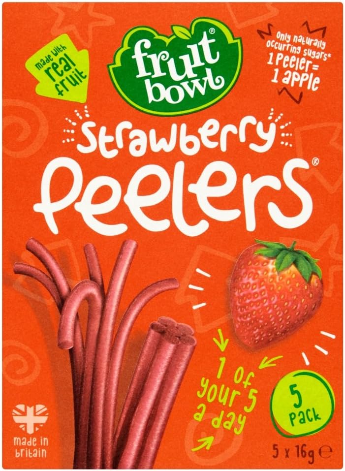 Fruitbowl Strawberry Peelers, 5x16g